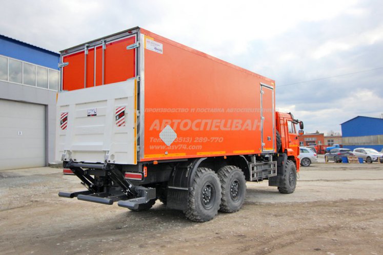 Рефрижератор с гидробортом ZEPRO и ХОУ Thermo King на шасси КамАЗ 43118-3027-50 2