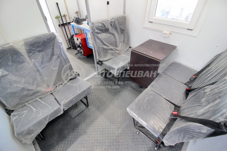 Передвижная мастерская ПАРМ с КМУ ИМ-20 на шасси Камаз 43118-3027-50 7