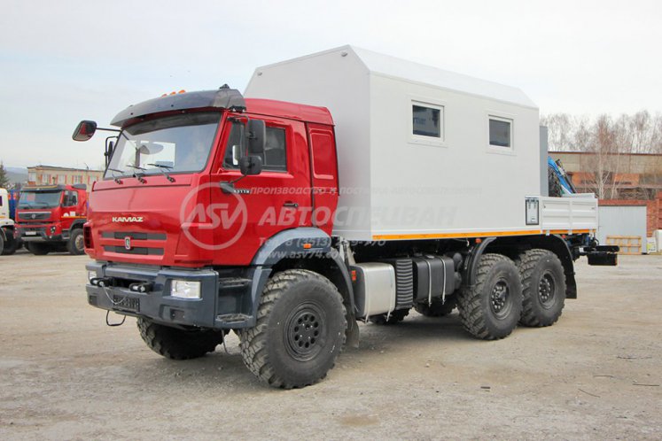 Передвижная мастерская ПАРМ с КМУ ИМ-20 на шасси Камаз 43118-3027-50 1