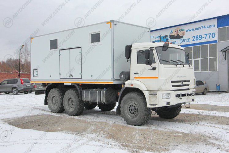 Передвижная мастерская ПАРМ АСВ КАМАЗ 43118-3027-50 с жилым отсеком 0