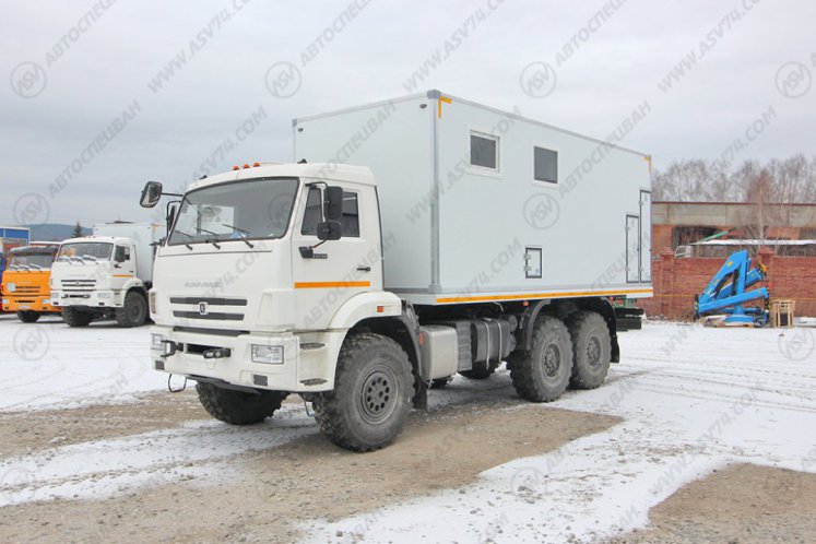 Передвижная мастерская ПАРМ АСВ КАМАЗ 43118-3027-50 с жилым отсеком 3