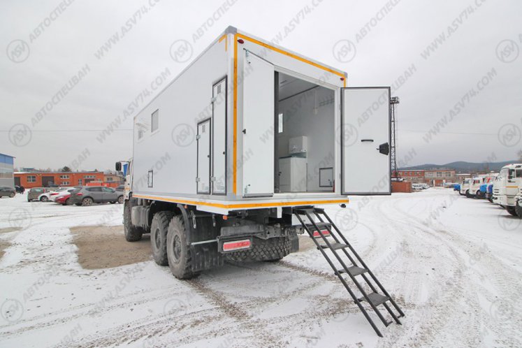 Передвижная мастерская ПАРМ АСВ КАМАЗ 43118-3027-50 с жилым отсеком 5