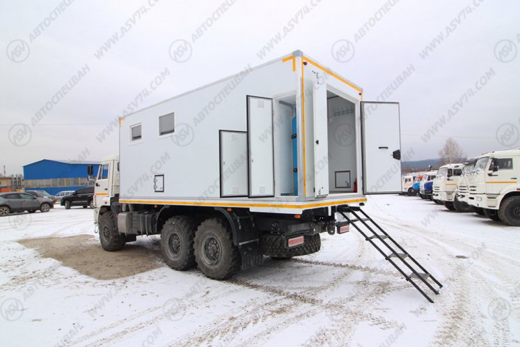 Передвижная мастерская ПАРМ АСВ КАМАЗ 43118-3027-50 с жилым отсеком 7