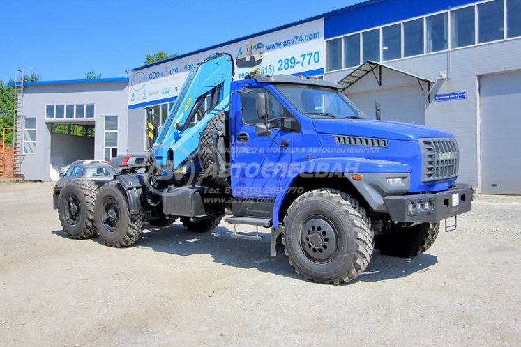 Седельный тягач Урал 4320 NEXT с КМУ ИМ-150 0