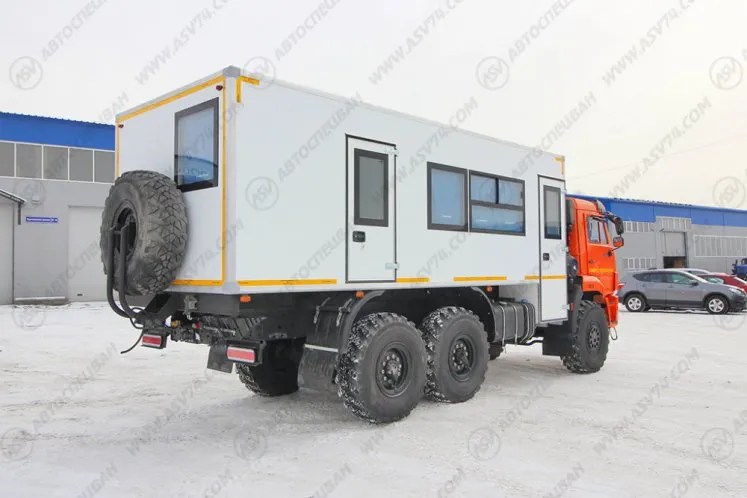 Вахтовый автобус с бытовым отсеком (кухней), КАМАЗ 43118-3027-50, 14 мест 4