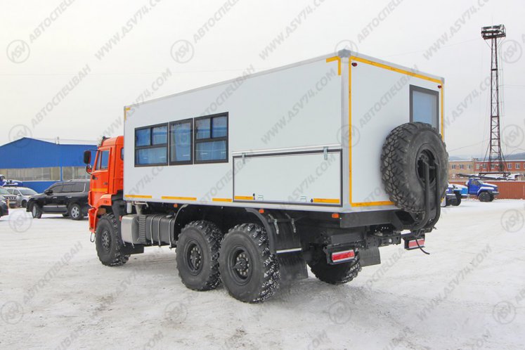 Вахтовый автобус с бытовым отсеком (кухней), КАМАЗ 43118-3027-50, 14 мест 5