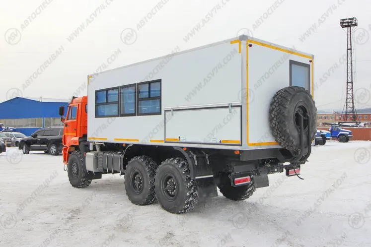 Вахтовый автобус с бытовым отсеком (кухней), КАМАЗ 43118-3027-50, 14 мест 5