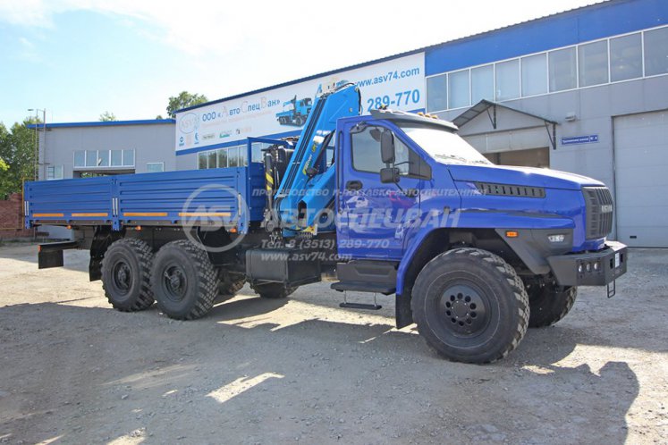 Бортовой автомобиль Урал 4320 NEXT (капотный) с КМУ ИМ-150 0