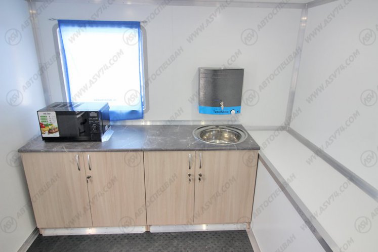 Вахтовый автобус с бытовым отсеком (кухней), КАМАЗ 43118-3027-50, 14 мест 9