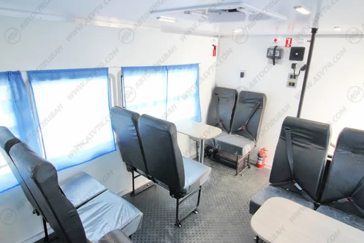 Вахтовый автобус с бытовым отсеком (кухней), КАМАЗ 43118-3027-50, 14 мест 12