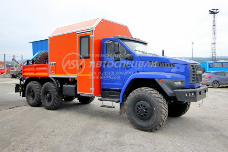 Агрегат для ремонта и обслуживания качалок АРОК УРАЛ NEXT 4320-6952-72(Е5) с КМУ ИМ-55 0