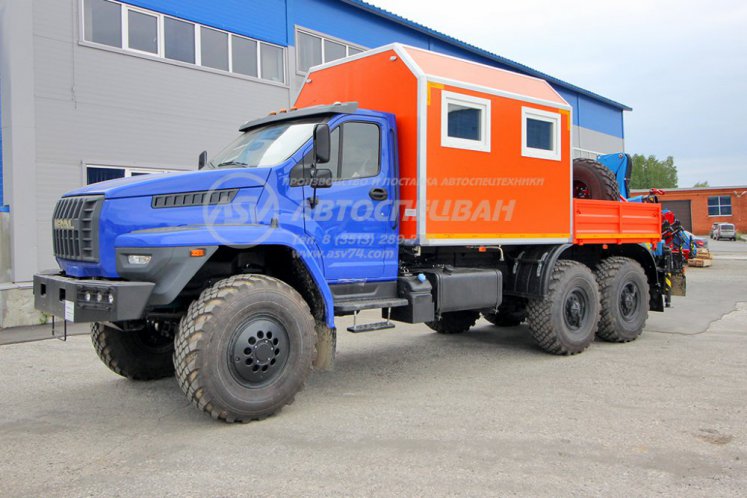 Агрегат для ремонта и обслуживания качалок АРОК УРАЛ NEXT 4320-6952-72(Е5) с КМУ ИМ-55 1
