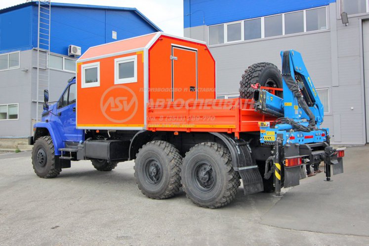 Агрегат для ремонта и обслуживания качалок АРОК УРАЛ NEXT 4320-6952-72(Е5) с КМУ ИМ-55 2