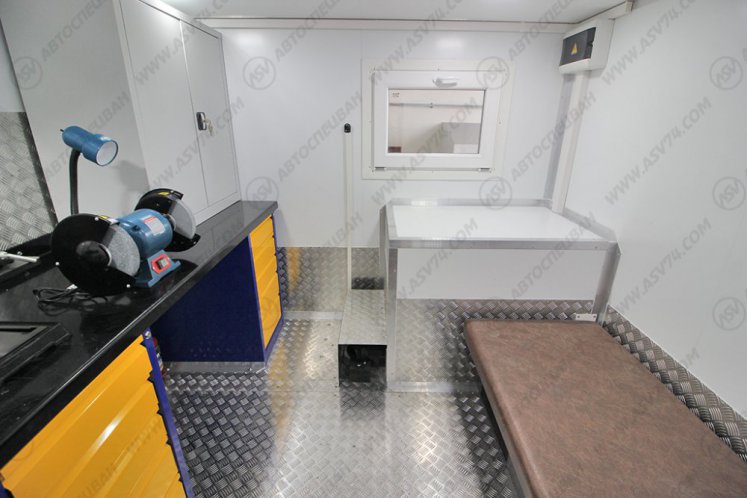 Передвижная мастерская ПАРМ АСВ 7721P4 КАМАЗ 43118-3086-50 с КМУ ИМ-150 16