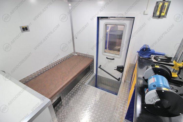 Передвижная мастерская ПАРМ АСВ 7721P4 КАМАЗ 43118-3086-50 с КМУ ИМ-150 15