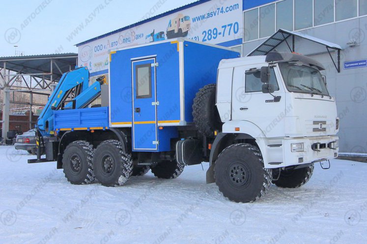 Передвижная мастерская ПАРМ АСВ 7721P4 КАМАЗ 43118-3086-50 с КМУ ИМ-150 0