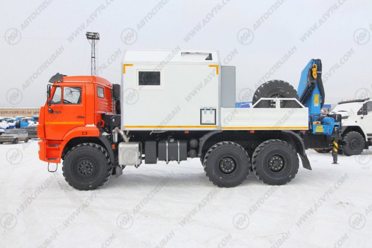 Агрегат для ремонта и обслуживания качалок АРОК КамАЗ 43118-3027-50 с КМУ ИМ-150 5