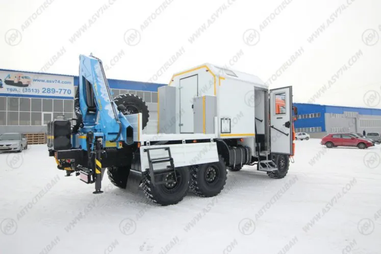 Агрегат для ремонта и обслуживания качалок АРОК КамАЗ 43118-3027-50 с КМУ ИМ-150 18