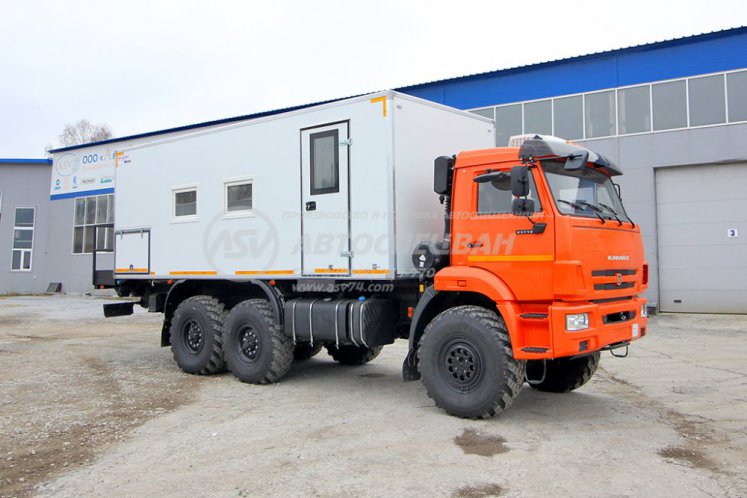 Передвижная столовая (14 мест) на шасси КамАЗ 43118-3027-50 0