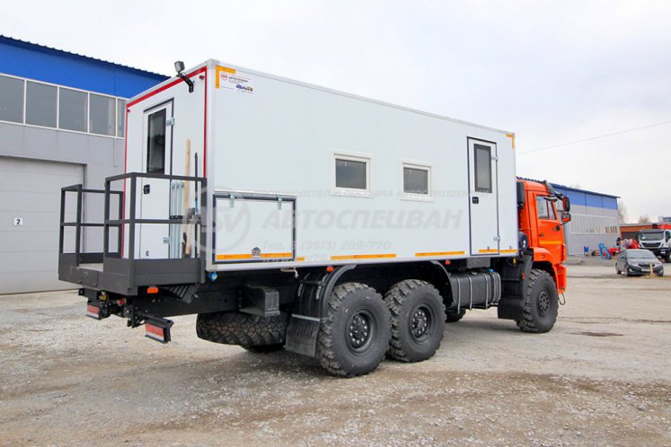 Передвижная столовая (14 мест) на шасси КамАЗ 43118-3027-50 6