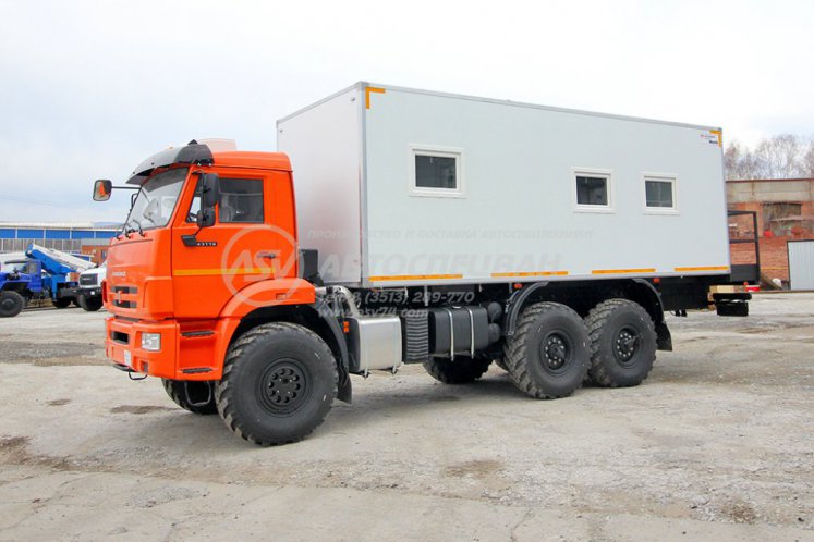 Передвижная столовая (14 мест) на шасси КамАЗ 43118-3027-50 1
