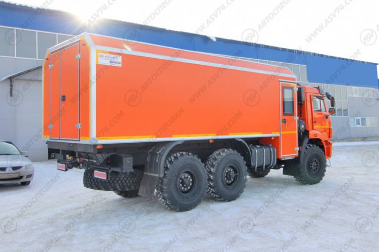 Передвижная мастерская ПАРМ АСВ КАМАЗ 43118-3027-50 с отсеком (7 мест) 1