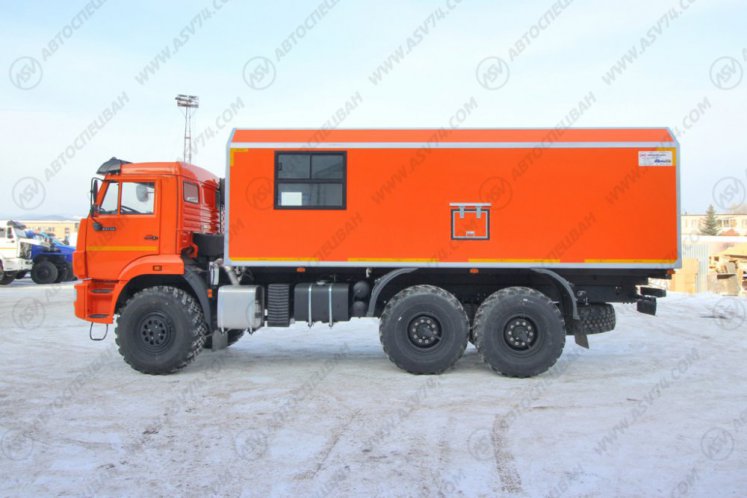 Передвижная мастерская ПАРМ АСВ КАМАЗ 43118-3027-50 с отсеком (7 мест) 3