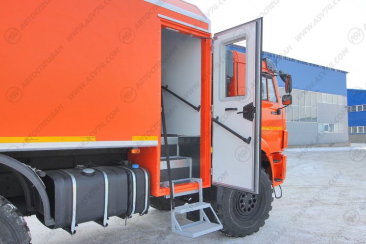 Передвижная мастерская ПАРМ АСВ КАМАЗ 43118-3027-50 с отсеком (7 мест) 4