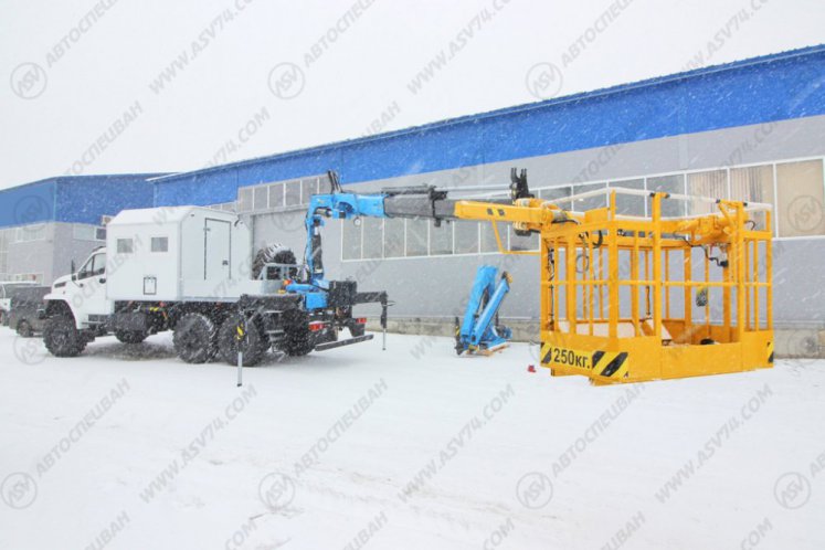 Передвижная мастерская ПАРМ УРАЛ NEXT 4320-6952-72(Е5) с КМУ ИМ-180 6