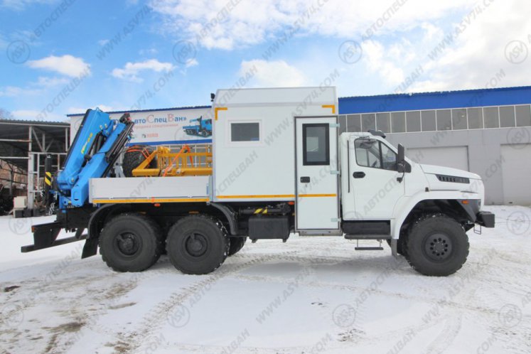 Передвижная мастерская ПАРМ УРАЛ NEXT 4320-6952-72(Е5) с КМУ ИМ-180 3
