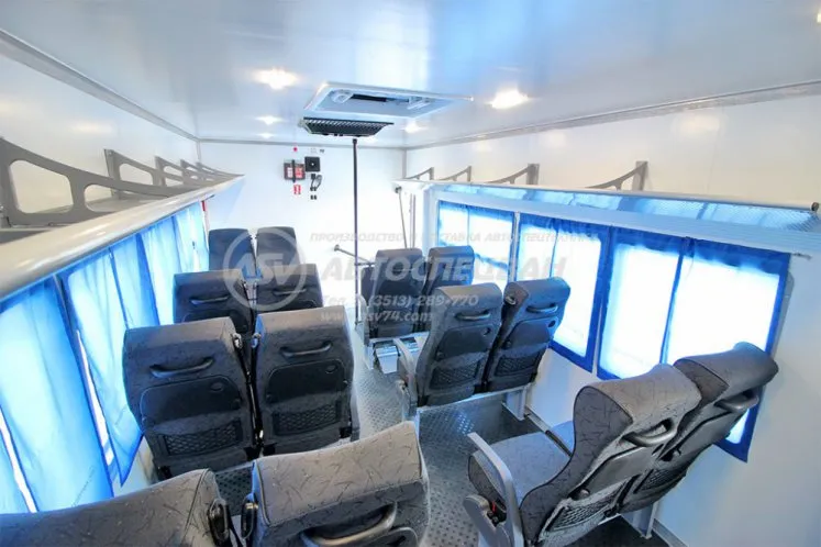 Вахтовый автобус LUXE с грузовым отсеком Урал NEXT 4320-6952-74 (Е5) Г38, 16 мест 8