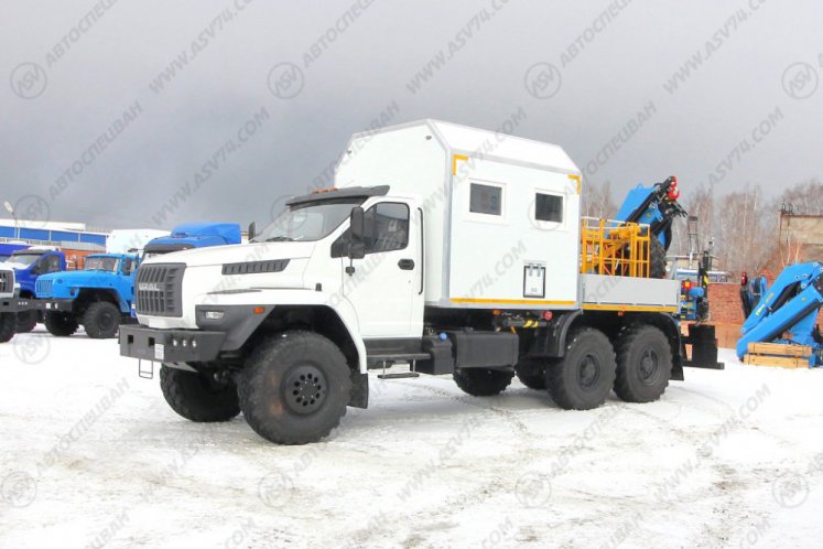 Передвижная мастерская ПАРМ УРАЛ NEXT 4320-6952-72(Е5) с КМУ ИМ-180 1