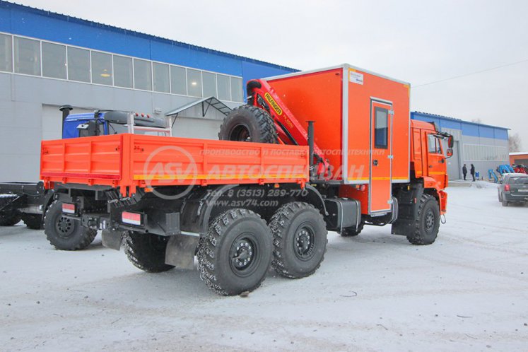 ГПА КамАЗ 43118-3027-50 с КМУ Palfinger 8500 3