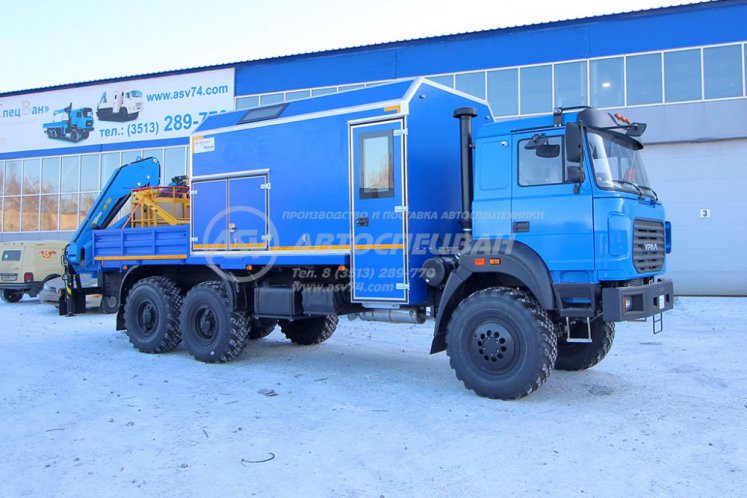 Маслостанция (без бочек) Урал 4320-4952-82 с КМУ ИМ-150 0