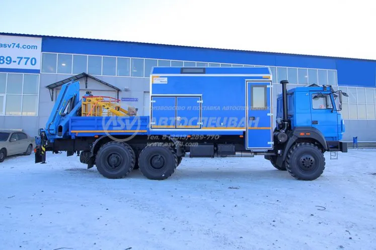 Маслостанция (без бочек) Урал 4320-4952-82 с КМУ ИМ-150 1