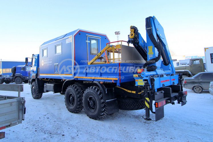 Маслостанция (без бочек) Урал 4320-4952-82 с КМУ ИМ-150 3