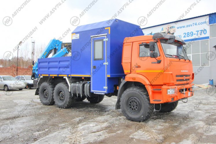 ГПА КамАЗ 43118-3086-60 с КМУ ИМ-95 0