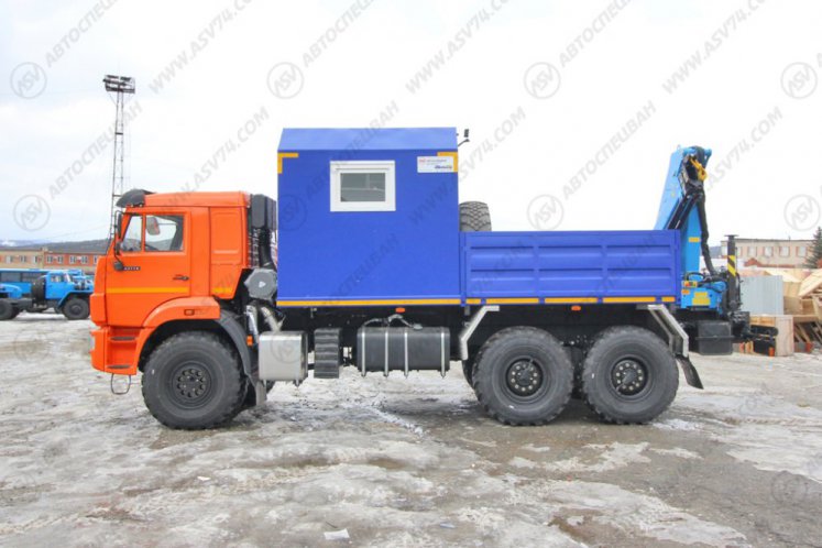 ГПА КамАЗ 43118-3086-60 с КМУ ИМ-95 3