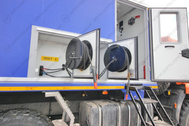 Передвижная мастерская ПАРМ КАМАЗ 43118-3086-50 с КМУ ИМ-95 3
