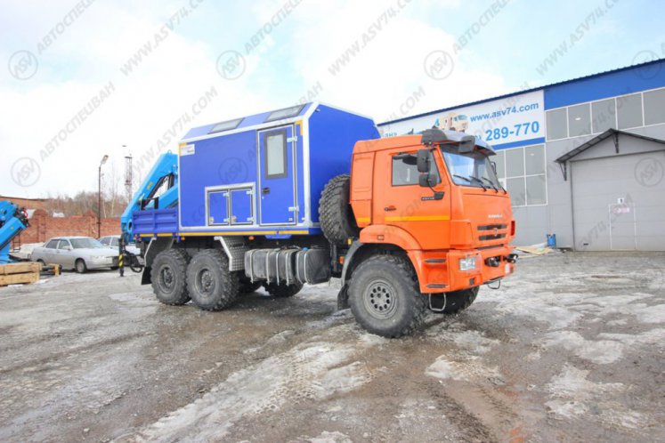 Передвижная мастерская ПАРМ КАМАЗ 43118-3086-50 с КМУ ИМ-95 0