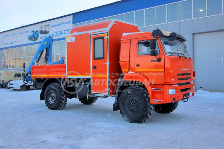 ГПА КамАЗ 43502-3038-66 с КМУ ИМ-50 0