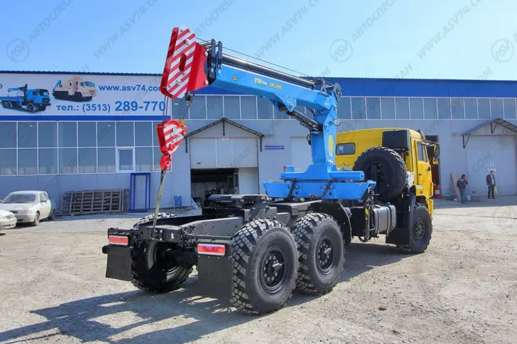 Тягач КамАЗ 43118-3086-50 с КМУ ИМ-240А (тросовый) 2