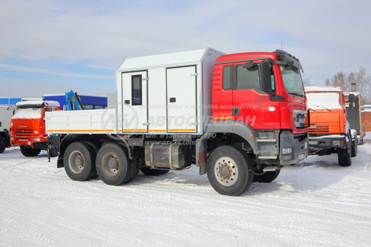 Передвижная мастерская ПАРМ MAN TGS 6x6 с КМУ ИМ-20 (переоборудование) 0