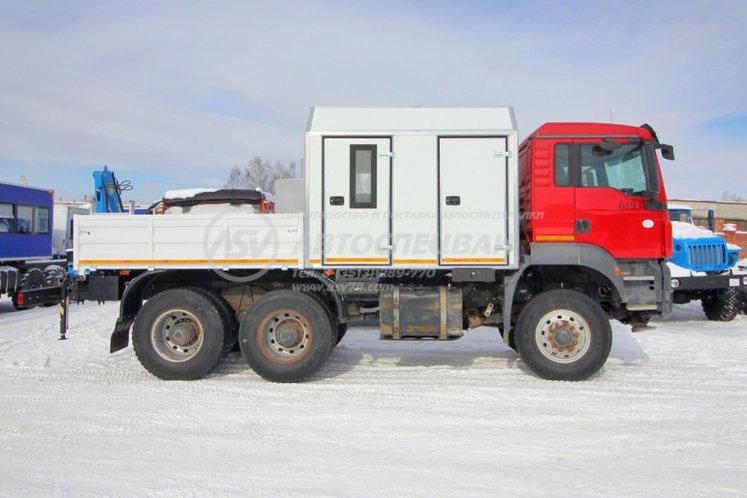 Передвижная мастерская ПАРМ MAN TGS 6x6 с КМУ ИМ-20 (переоборудование) 1