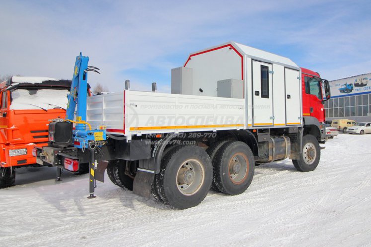 Передвижная мастерская ПАРМ MAN TGS 6x6 с КМУ ИМ-20 (переоборудование) 2
