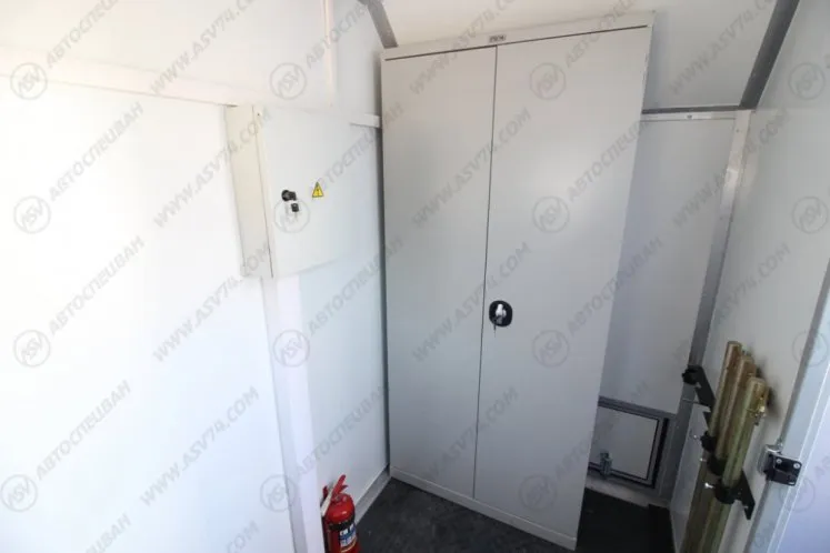 Агрегат для ремонта и обслуживания качалок АРОК Урал 4320-1912-60Е5 с КМУ ИМ-50 с люлькой 8