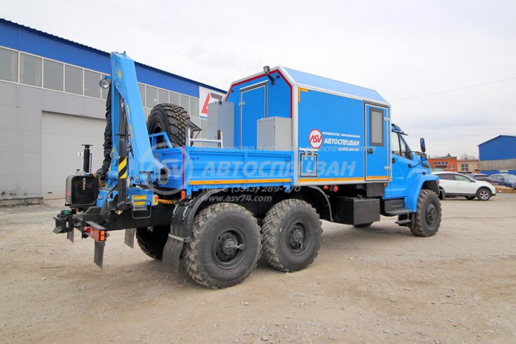 Агрегат для ремонта и обслуживания качалок АРОК УРАЛ NEXT 4320-6952-72(Е5) с КМУ ИМ-50 2