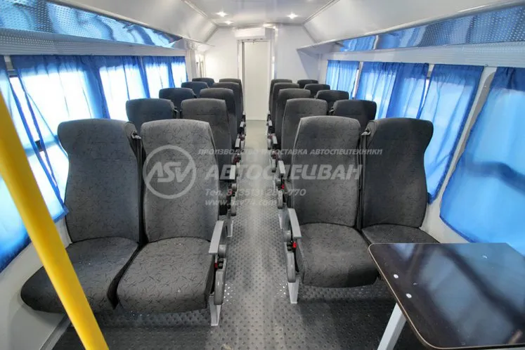 Вахтовый автобус КАМАЗ 43118-3027-50, 20 мест с грузовым отсеком (LUXE) 8