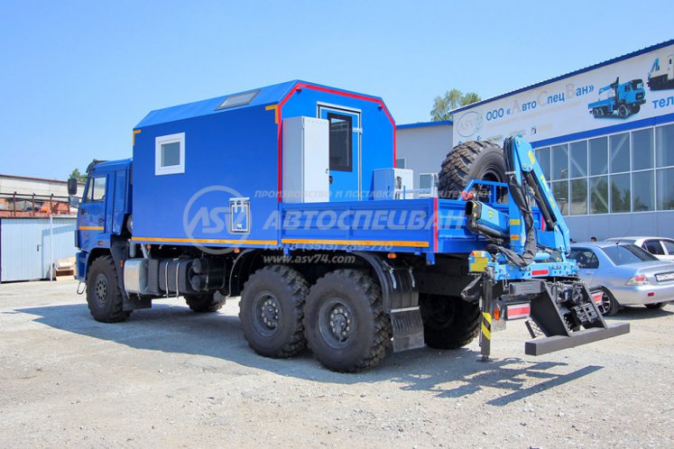 ПАРМ КамАЗ 43118-3027-50 с КМУ ИМ-25 2