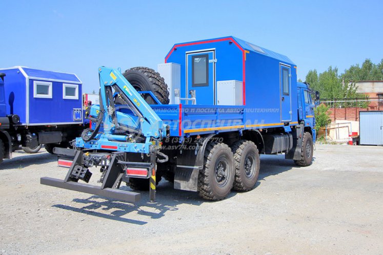 ПАРМ КамАЗ 43118-3027-50 с КМУ ИМ-25 3